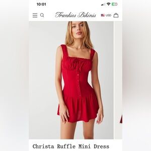 Frankie’s Bikinis Christa mini dress